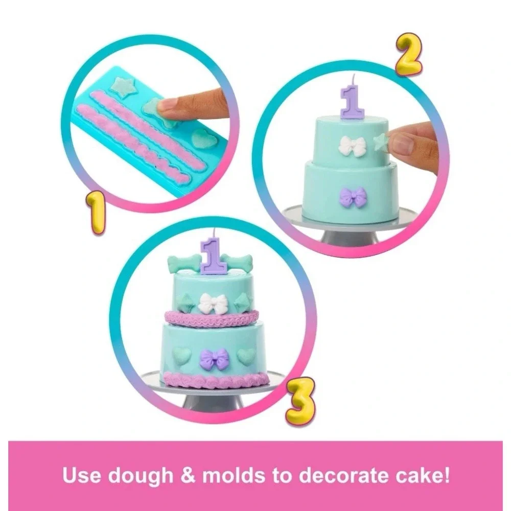 Barbie Party Unboxed Pet‎ Birthday Surprise Playset with 10 Fun Surprises